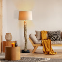 Driftwood floor lamp